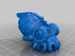 Steam punk body and tentacle ends with magnet pockets