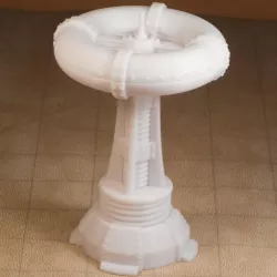 Steampunk Tesla Coil Tower Miniature