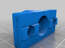 T-Slot aluminium drill guide 