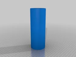 Tall cylindrical container