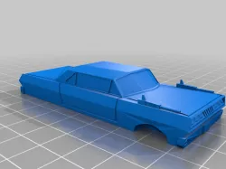 Thumper TM1 easy print 3D model in 1/64 scale (Hot Wheels size)