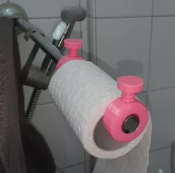 Toilet paper holder for the towel rail || Toilettenpapier Halterung für den Handtuchhalter