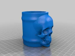 Toxic Skull Desk Cup