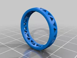 Triangle Pattern Ring