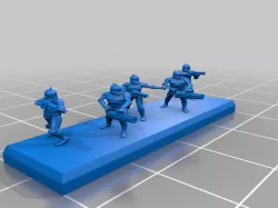 Trooper heavy weapons squad w/ Lieutenant