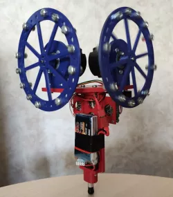 Two axis reaction wheel self balancing stick