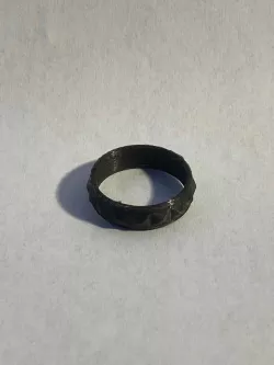 US size 10 spike ring