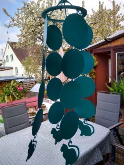 Windspiel mit Katzen, wind chimes with cats