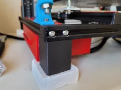 2040 + 2020 extrusion foot, based on Eryone Thinker SE design