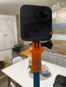 Action cam mount for trekking pole.