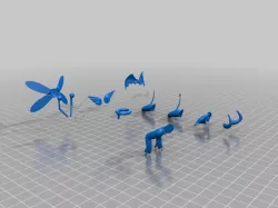 additonal Minimalist Figurine pieces (demon, angel, fairy)