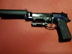 Airsoft M9 Hush Puppy Lever