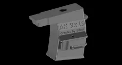 Airsoft MP5 mag adaptor for AK