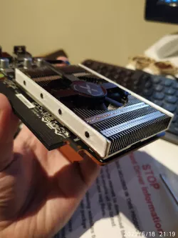 AMD XFX RX 6400 fan bracket