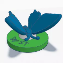 Butterfly character (for Scratch BCN Tactile Blocks)