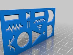 Circuit Schematic + Logic Gate Stencil