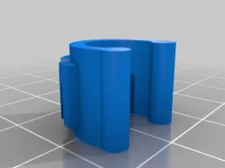 Clip On Coax Cable Labels - 0.405" OD
