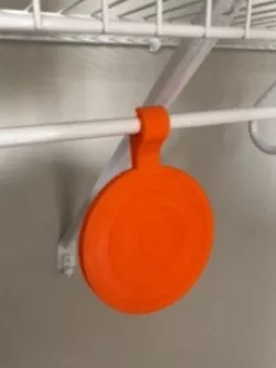 Closet hanging Nerf target