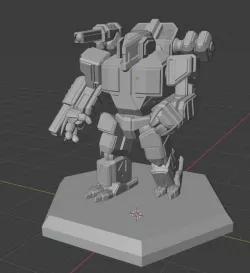 Crimson Hawk Battlemech