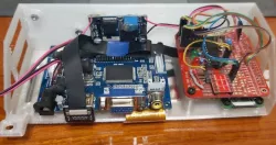 Custom Circuit Mount for  Info LCD Module  for 2010 Toyota Avalon