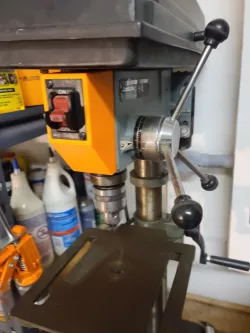Drill press switch housing