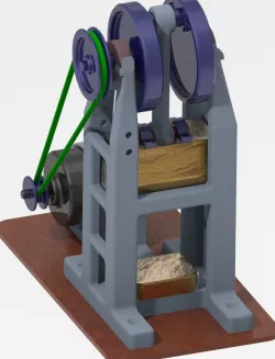 Eccentric press