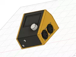 External electronics case with improved cooling (Ender3)