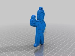 Fallout Keychain STL 
