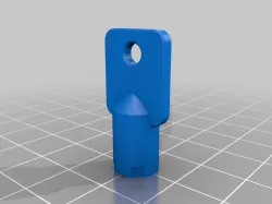 FEO-K1 Elevator Key (with hole for keyring)
