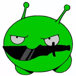 Final Space Mooncake with knife