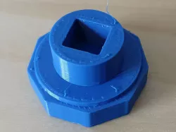 flat square key