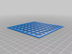 Flat Square w/ Square Holes