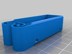 Flexing battery holders with integrated spring 18500