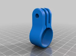 gopro paintball barrel mount for 21mm barrel (outer diameter)