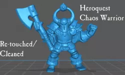 HeroQuest Chaos Warrior (Re-touched/Cleaned)