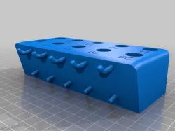 HSS large drill bit holder for 1-in pegboard
