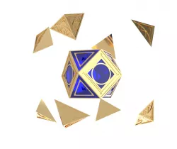 Jedi Holocron with LED incent