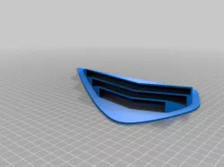 Kia Forte Rear Side Vent Window Scoop