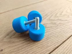 Knurling M6 Gerätefuss / Knob