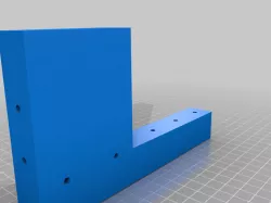 L Shaped Bracket Box Fan Mount Window with Screwholes