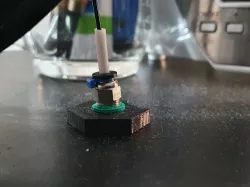 Lack Enclosure Filament Guide with 10mm internal thread for PC4-01 pneumatic connector