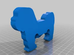 Lhasa Apso Hook Holder (Key, lead)