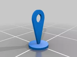 Location Marker for Large Scale Maps