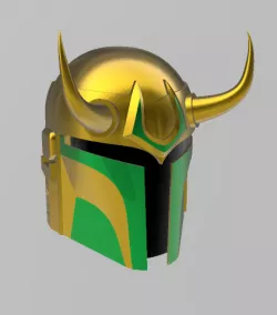 Loki Mandalorian Helmet