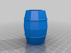 Low-Poly Barrel
