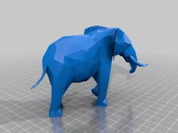 Low Poly Elephant