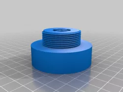 M10 gas mask tread adapter