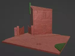 MA Models 3D ww2 france street File