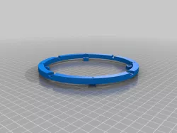 MKI 6.5 inch car speaker adaptor rings for Hyundai Getz