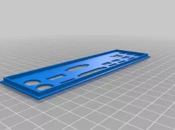 Motherboard backplate for ASUS B85M-E